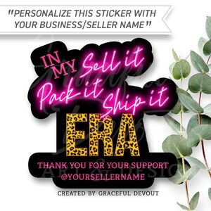In My Sell It Pack It Ship It  ERA - Sticker 2" (inches) (96ct.) [GD71-96]